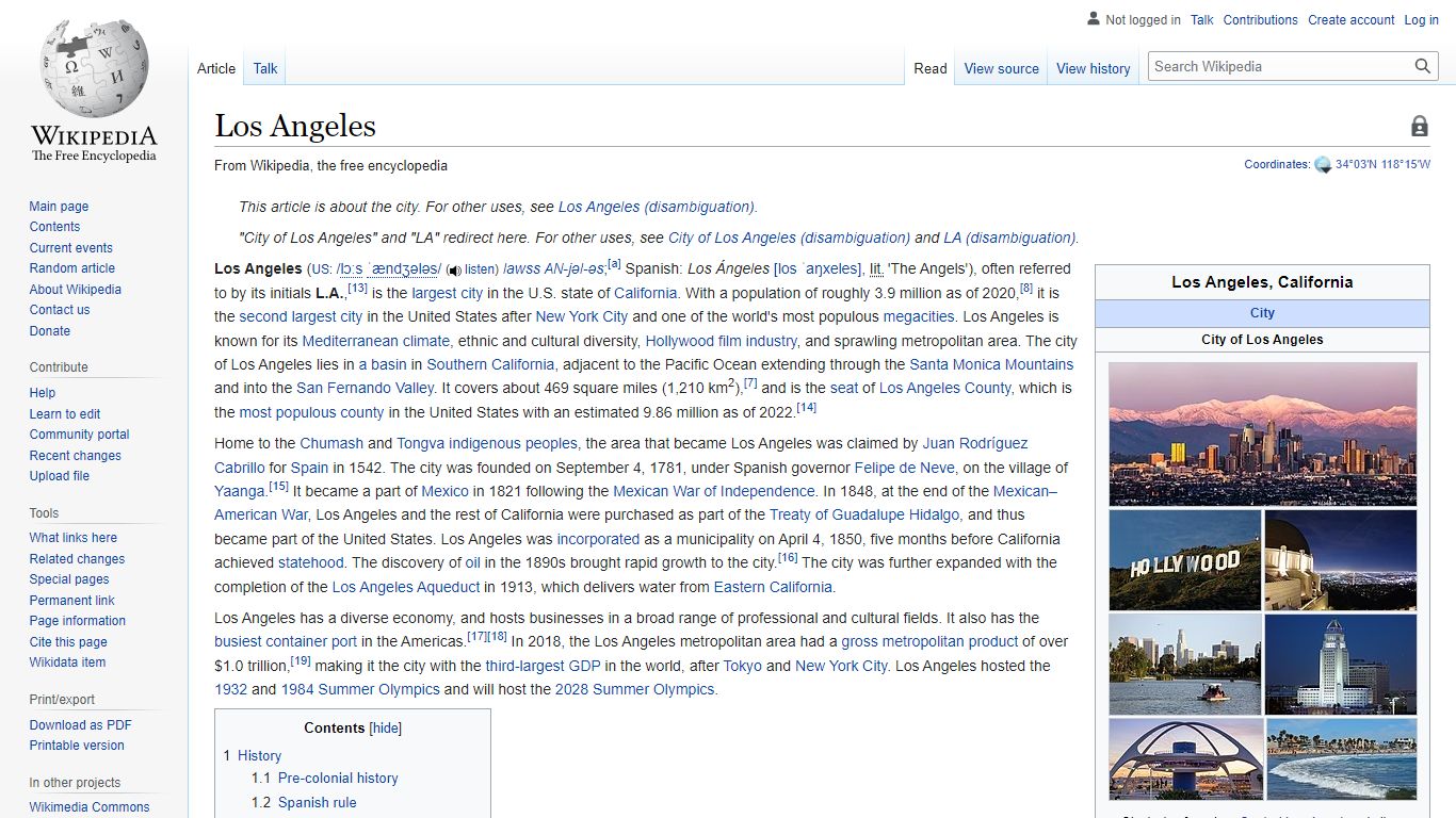 Los Angeles - Wikipedia